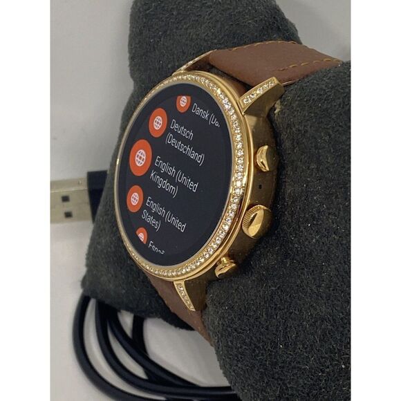 Fossil Gen 4 Authentic Digital Dial Smart Watch Custom Band FTW6011 AB571 - Picture 4 of 10